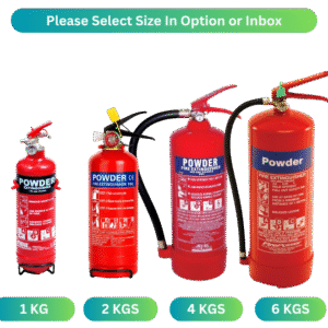 DCP Fire Cylinders 1, 2, 4 & 6 KG